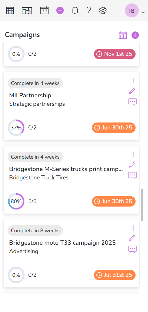 Campaigns in Nippy my marketing day dashboard 20250530 Campaigns in Nippy my marketing day dashboard 20250530