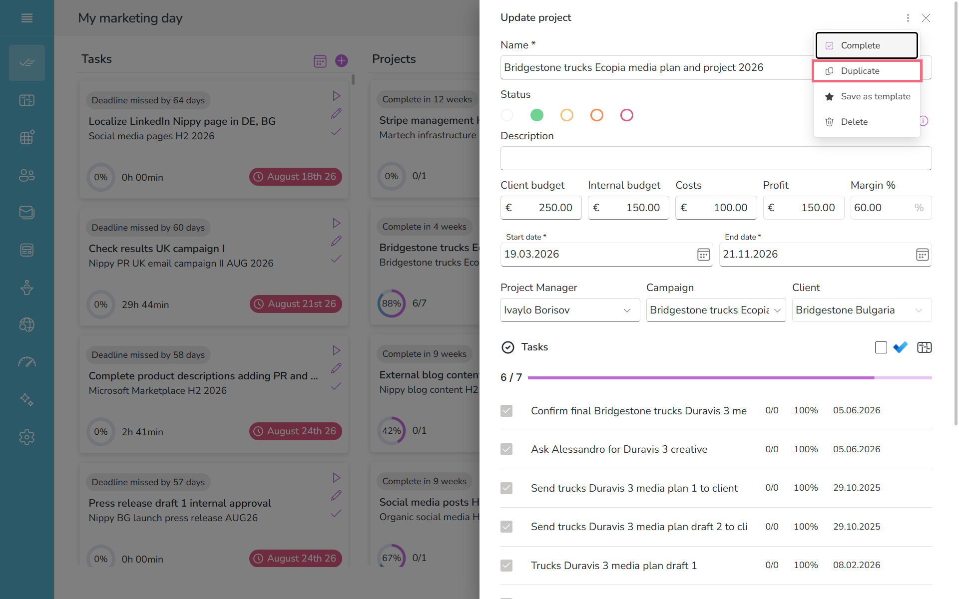 Duplicate project in form Nippy pr marketer 20261020 Duplicate project in form Nippy pr marketer 20261020