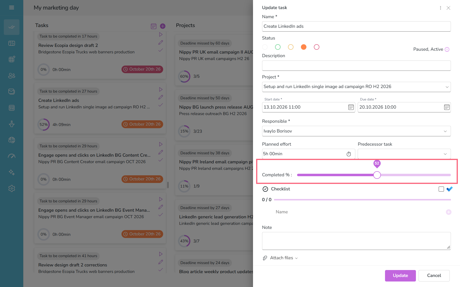 Record completion rate in Nippy PR marketer tasks in project management 20261019 Record completion rate in Nippy PR marketer tasks in project management 20261019
